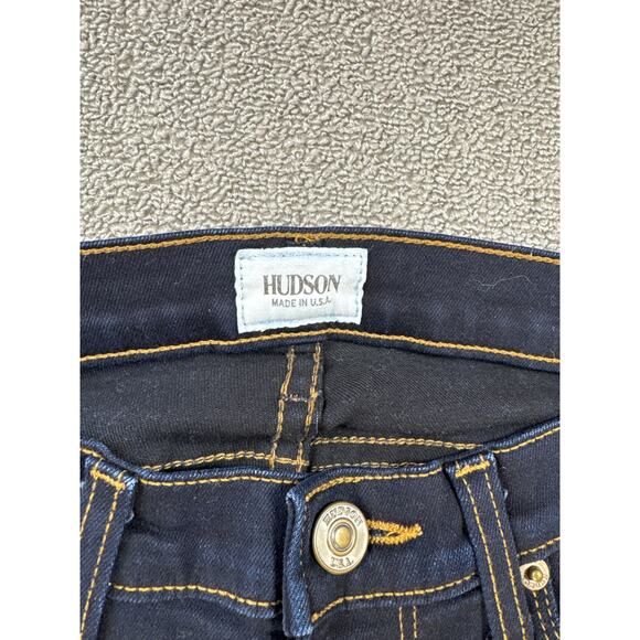 Hudson Jeans Krista Super Skinny Supermodel Dark Wash Size 26 - Picture 4 of 10